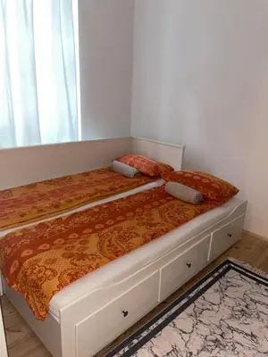 Ein Bett oder Betten in einem Zimmer der Unterkunft Apartment Wien