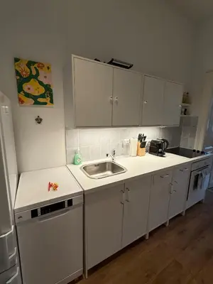 Küche/Küchenzeile in der Unterkunft Modern, zentral & cosy wohnen in Döbling, dem schönsten Bezirk Wiens - free parking