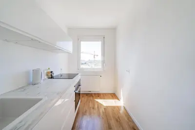Küche/Küchenzeile in der Unterkunft New renovated apartment at Hauptbahnhof