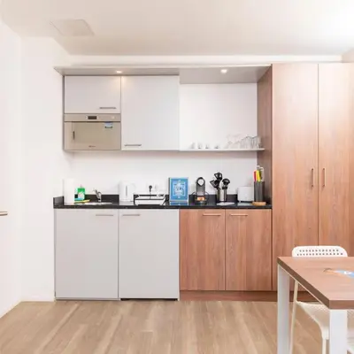 Küche/Küchenzeile in der Unterkunft Apartment Favoriten top 1