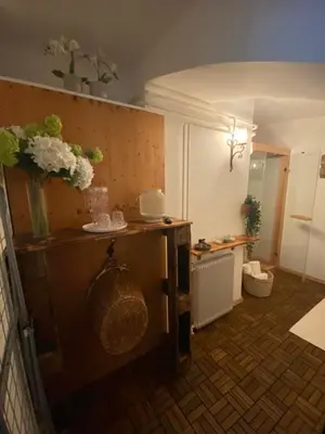 Ein Badezimmer in der Unterkunft Apartment mit Sauna im Wienerwald - Mödling