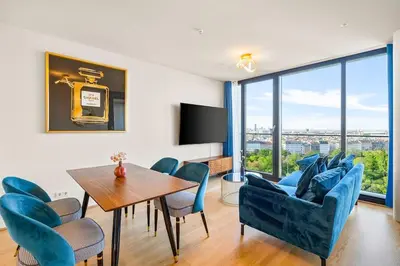 TV/Unterhaltungsangebot in der Unterkunft Premium Panorama Apartment
