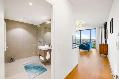 Ein Badezimmer in der Unterkunft Premium Panorama Apartment