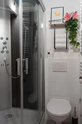 Ein Badezimmer in der Unterkunft Luxus Apartment-Pink Dream
