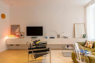 TV/Unterhaltungsangebot in der Unterkunft josef's home I Deluxe Suite I Quiet & Central