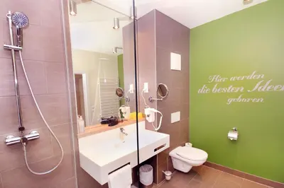 Ein Badezimmer in der Unterkunft Gasthof Keller