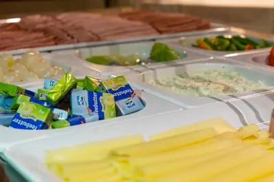 Essen im Hotel oder in der Nähe