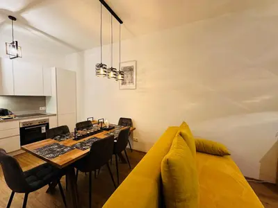 Küche/Küchenzeile in der Unterkunft Schönbrunn Garden Apartments