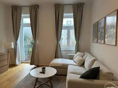 Ein Sitzbereich in der Unterkunft Brambilla Apartments