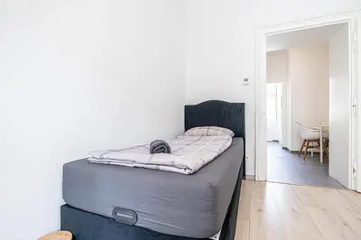 Ein Bett oder Betten in einem Zimmer der Unterkunft Budget-friendly Room 15 Min from Vienna