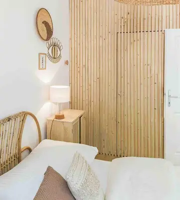 Ein Bett oder Betten in einem Zimmer der Unterkunft Design Apartment Nähe Naschmarkt