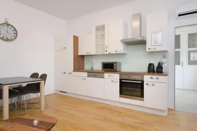 Küche/Küchenzeile in der Unterkunft Vienna Stay Apartments Pezzl 1170