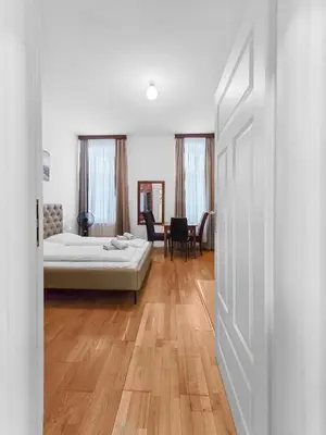 Ein Bett oder Betten in einem Zimmer der Unterkunft Millennium Cozy Stay - Fully Equipped Apartment