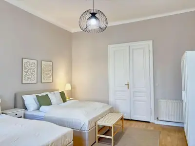 Ein Bett oder Betten in einem Zimmer der Unterkunft 10 Minutes to Mariahilfer Straße I Nähe Zentrum
