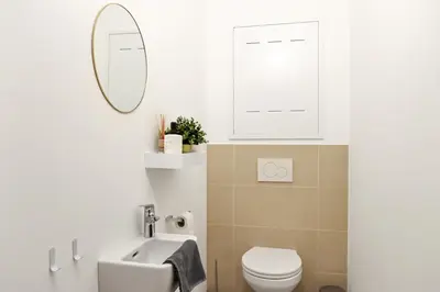 Ein Badezimmer in der Unterkunft Rückzugsort bei Familienbesuch oder Arbeitsaufenthalt