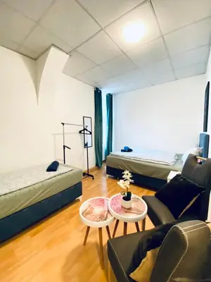 Grundriss der Unterkunft Cozy 3BR Apartment, 6 Minutes to the Train Station