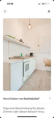 Küche/Küchenzeile in der Unterkunft Cute Apartment