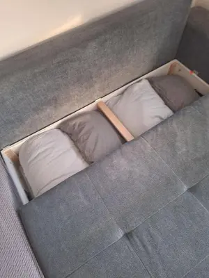 Ein Sitzbereich in der Unterkunft Ferienwohnung Anita