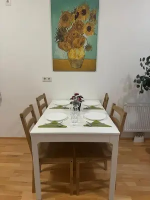Grundriss der Unterkunft Apartment für 4 beim Westbahnhof