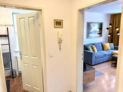 Ein Sitzbereich in der Unterkunft Chic Relax - Best located City & Nature Trip Apartment