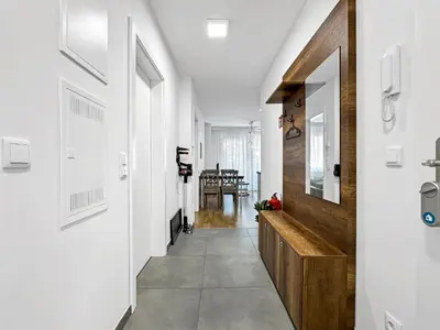 Küche/Küchenzeile in der Unterkunft Moderne & ruhige Apartments in Wien