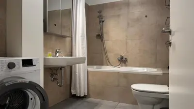 Ein Badezimmer in der Unterkunft Moderne & ruhige Apartments in Wien