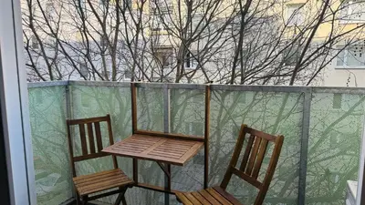 Ein Balkon oder eine Terrasse in der Unterkunft Moderne & ruhige Apartments in Wien