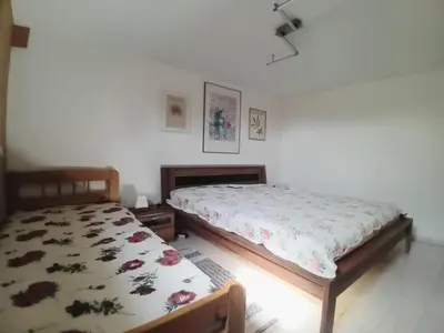 Ein Bett oder Betten in einem Zimmer der Unterkunft Apartment an der Hutweide
