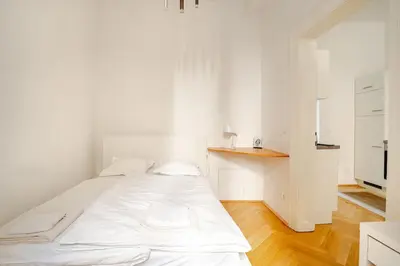 Ein Bett oder Betten in einem Zimmer der Unterkunft My Stay Apartments