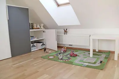 Küche/Küchenzeile in der Unterkunft geräumige Dachgeschoßwohnung