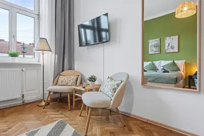 TV/Unterhaltungsangebot in der Unterkunft Stylish & Modern Viennese Apartment