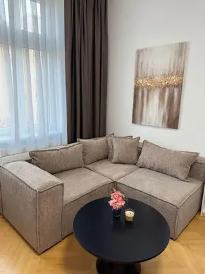 Ein Sitzbereich in der Unterkunft Neu! City Apartment im Stadtzentrum 22