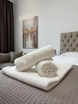 Ein Bett oder Betten in einem Zimmer der Unterkunft Neu! City Apartment im Stadtzentrum 22