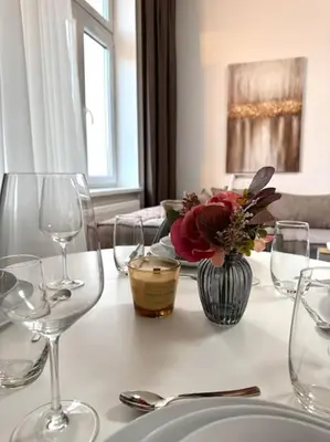 Getränke in der Unterkunft Neu! City Apartment im Stadtzentrum 22
