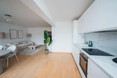 Küche/Küchenzeile in der Unterkunft Designer-Apartment zum Wohlfühlen