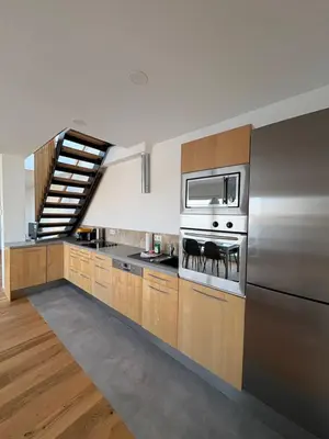 Küche/Küchenzeile in der Unterkunft FeelHome-Terrasse-4 Gäste-WiFi