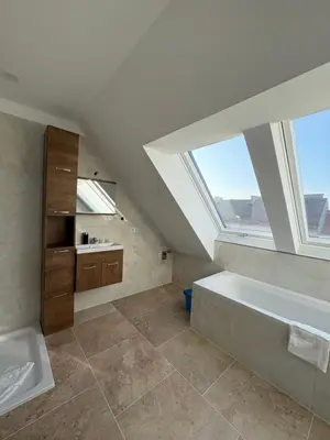 Ein Badezimmer in der Unterkunft FeelHome-Terrasse-4 Gäste-WiFi