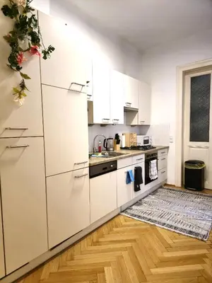 Küche/Küchenzeile in der Unterkunft Apartment near Schönbrunn Palace