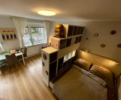 Ein Sitzbereich in der Unterkunft Vienna Business-Apartment 1-6 months