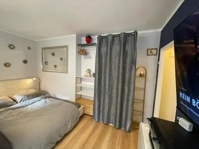 Ein Bett oder Betten in einem Zimmer der Unterkunft Vienna Business-Apartment 1-6 months