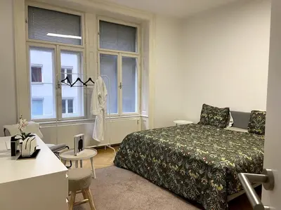 Ein Bett oder Betten in einem Zimmer der Unterkunft Luxury Serviced 3-Bedroom Flat in Vienna's 1st District