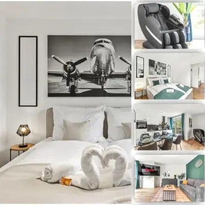 NobleNest Deluxe - Massage - Kaffee - Arbeitsplatz