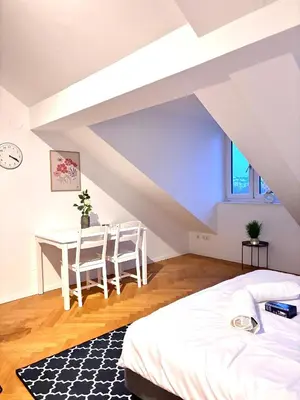 Ein Bett oder Betten in einem Zimmer der Unterkunft Simply Sec Apartment