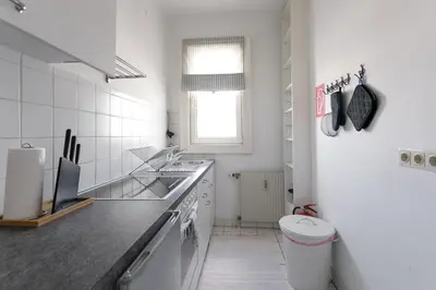 Küche/Küchenzeile in der Unterkunft Terrassen Apartment bei der Staatsoper- Naschmarkt