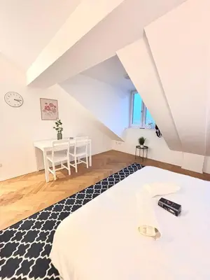 Ein Bett oder Betten in einem Zimmer der Unterkunft Simply third Apartment
