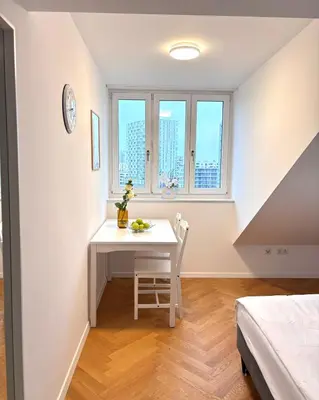 Ein Bett oder Betten in einem Zimmer der Unterkunft Simply third Apartment