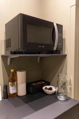 Küche/Küchenzeile in der Unterkunft AWerner Suites Belvedere - Der Schlosser