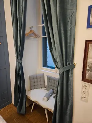 Ein Sitzbereich in der Unterkunft Mauthaus Lichtenstein