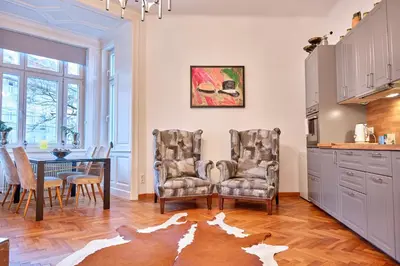Küche/Küchenzeile in der Unterkunft Slow Living I Schönbrunn und Park nähe I Penzing Bahnhof