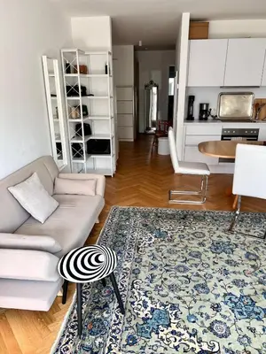 Küche/Küchenzeile in der Unterkunft Modern apartment to stay in Vienna